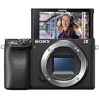 Sony Alpha 6400 | APS-C Spiegellose Kamera (Schneller 0,02s Autofokus 24,2 Megapixel, neigbares Display für Vlogging)