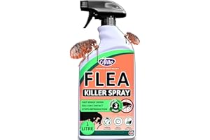 Aviro Flea Spray For The Home - Fast Acting Professional Home Flea Treatment For House. Safe And Non Toxic Household Flea Spray For Immediate Control Against Fleas. Large 1 Litre Flea Killer Spray
