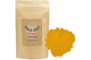 MADA SPICY Curcuma biologica in polvere di Madagascar 250g. Primissima qualità. Bustina richiudibile.