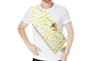 Tocwick Adjustable Bearded Dragon Carrier Leopard Gecko Sling Bag for Lizards Chameleons Hamster and Small Animal Reptile Pets Outdoor Travel Supplies (Pineapple)