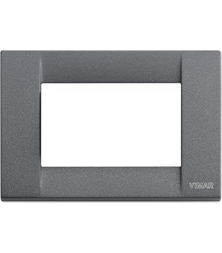 VIMAR Série Idea – Plaque Classica 3 Modules Metal Chrome