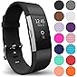 Yousave Accessories Replacement Strap for FitBit Charge 2, Silicone Sport Wristband for the FitBit Charge 2 - Available in 15 Colours
