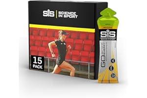 SCIENCE IN SPORT SIS Science in Sport GO Isotonic Energy Gel 15 x 60ml Mela, Vegano - Gel energetico con 22g di carboidrati, A basso contenuto di zuccheri, Alternativa ideale alle bevande isotomiche