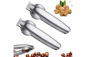 YISKY Chestnut Opener, Stainless Steel Chestnut Opener, Chestnut Cutter, Chestnut Peeler, Chestnut Nutcracker, Portable Household Chestnut Clip, Metal Nut Opener, Chestnut Opening Device