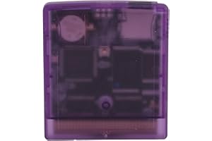 BONKZEBU Flash Memory Card per Gameboy Color Professional 1000 in 1 Cartuccia Video di Gioco, Scheda di Memoria 8G per Gameboy Advance SP, Cartuccia di Backup dei Dati Gameboy (Viola trasparente)