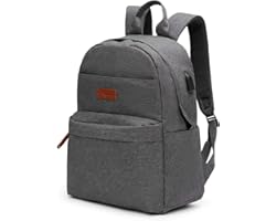 Kkomforme Laptop Backpack Travel Computer Bag with USB Charging Port, Business Large Rucksack, School backpack for Women Men 