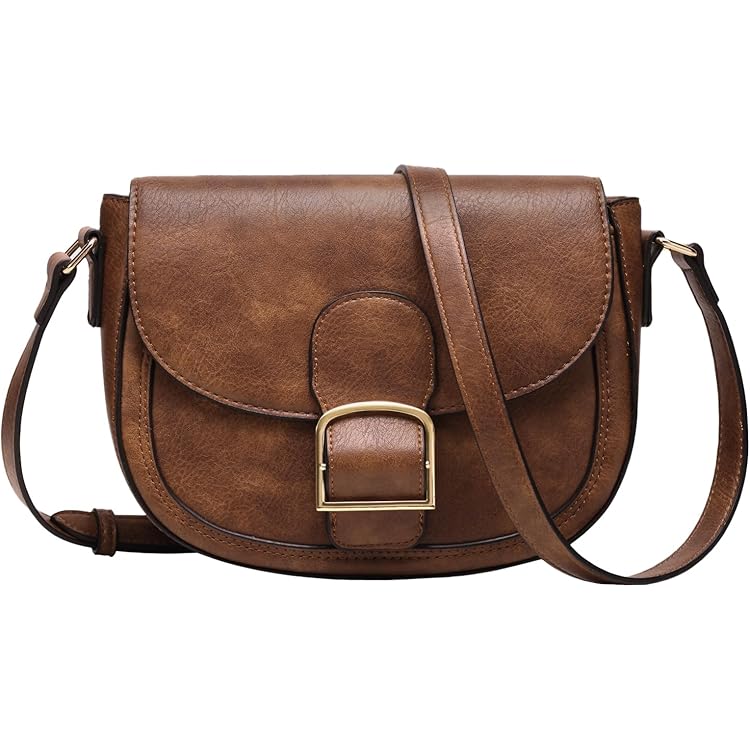 Kasgo Torba crossbody dla kobiet, modna torba na ramię ze skóry PU, mała damska torebka, torebka