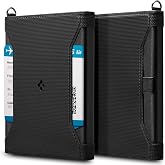 Spigen RFID Korumalı Pasaport Kılıfı ve Kompakt Seyahat C&uuml;zdanı Siyah - AFA05538 (Spigen TR Garantili)