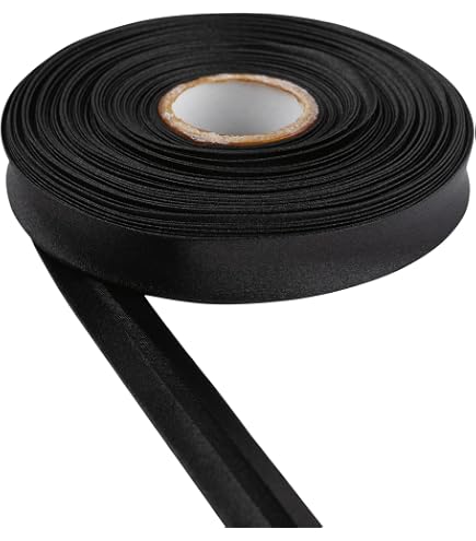 Ruban Biais Satiné Double Pli 30mm - 5m Crème - Pour Couture, Ourlet, Passepoil - Qualité Pro