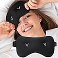 Umisleep Weighted Eye Mask - 0.5 lb, Cooling Blackout Sleep Mask Women & Men Eye Pillow Cover for Sleeping with Glass Beads, Heavy Blindfold Migraine Headache Sinus Pain Relief Puffiness