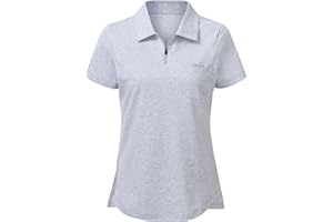 MoFiz Damen Poloshirts Kurzarm Baumwolle Polohemden Arbeit Polo Sommershirts Top