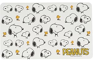 UNITED LABELS The Peanuts Snoopy Allover Breakfast Board / Chopping Board Made of Formica White