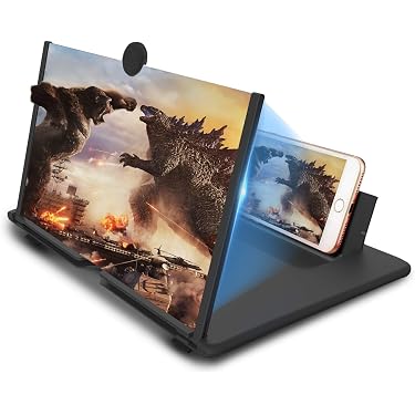 Ingranditore Schermo Portatile 32 Pollici 3D HD Con Altoparlante Bluetooth, Pieghevole Per Film E Giochi