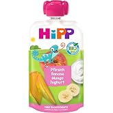 HiPP Organik Mangolu Yoğurtlu Muzlu Şeftali 100 gr