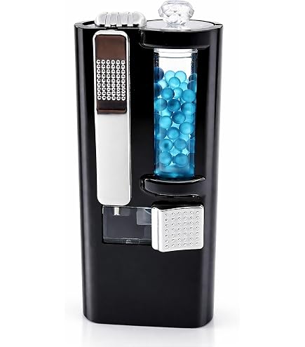 cigarette menthol ball injector Crushball Dispenser - Menthol Balls For Cigarettes + Applicator - 1100 Blue  Menthol Crushballs Included