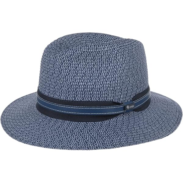 Cappello Di Paglia Pork Pie Made In Italy - Uni Colour Con Nastro Grosgrain - Uomo/Donna - Estivo - Foto 4