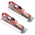 BETAFPV Lava 550 mAh 2S 7.6 V 75C LiHV Lipo Battery with XT30 Connector, Rechargeable FPV Drone Lipo Battery, for 2S FPV Racing Whoop Drone Quadcopter such as Meteor85, Pavo Pico 2S Brushless Quad