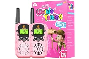 Tesoyzii Jouet Fille 3 4 5 6 7 8 9 10 Ans, Cadeau Fille 3-12 Ans Talkie Walkie Enfants Cadeau Paques Enfant Jeux D'extérieur Enfant Cadeaux Anniversaire Enfant Jeux Enfant 3-12 Ans