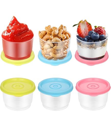 Scatole Alimentari Ermetiche Trasparenti - Set Da 6 Contenitori Senza BPA Per Bambini E Spuntini - Foto 2