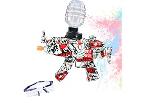 WOHHOO Outdoor Activity Foam Blaster Automatic MP5 Electric Toy Foam Blasters For Children & Adults Outdoor Toys, (ORANGE)