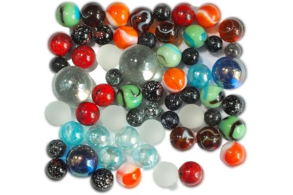 Sac de 55 Billes Nébuleuses Billes en Verre