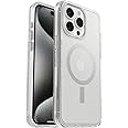 OtterBox Symmetry Clear for MagSafe Case for iPhone 15 Pro Max, Shockproof, Drop proof, Protective Thin Case, 3x Tested to Military Standard, Clear