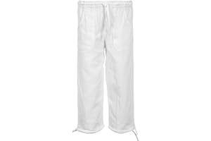 Tumia LAC - Pantalones Ligeros para niño - 100% Algodón - Tejido cómodo y Transpirable - Cintura elástica con cordón Ajustable