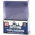 Protectodon Top Loaders Clear Rigid Card Sleeves 35pt – 3 x 4 Inch Hard Cases for Trading Cards, Sports Cards (25 Pack)