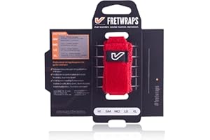 Gruv Gear FretWraps HD 'Fire' String Muter 1-Pack (Red, Medium) (FW-1PK-RED-MD)