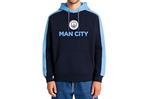 Icon Sports Manchester City F.c. Adult Pullover Hoodie Manchester City F.C. Sudadera con Capucha para Adulto Hombre (Pack de 1)