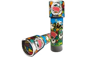 Kaleidomagic - Farm Animals od Deluxebase. Ekologiczna, zrównoważona zabawka kalejdoskopowa z tektury. Zabawka retro na zabawne prezenty imprezowe, zabawki edukacyjne dla dziewczynek i chłopców.