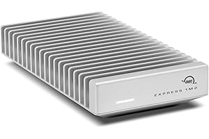 OWC Express 1M2 Enclosure USB4 80Gb/s per SSD NVMe M.2 2280/2242 – Case Esterno Ultra Veloce in Alluminio, Compatibile Thunderbolt, Mac/PC/iPad, Fai-da-te, Dissipazione Passiva