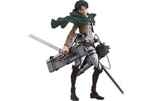 Tongyundacheng Figuras de Anime Levi Eren Jaeger Figura de Acción de PVC Modelo 15 cm Personajes de Dibujos Animados Estatua Coleccionable Adornos Decoración de Escritorio
