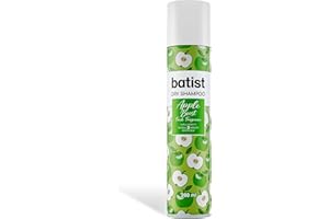 Batist Shampoo Secco Apple Boost, Shampoo a secco con profumo fresco di mela verde, Shampoo secco profumato per acconciature e messe in piega, per tutti i tipi di capelli, 200 ml, Made in Italy