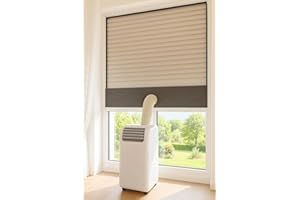 CoolFrech® Door & Window Seal for Mobile Air Conditioners - for Windows, Double Leaf Windows & Doors - Air Conditioning Seal - Easy & Quick Installation No Drilling / Gluing (69.5 cm)