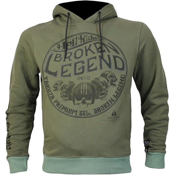 Yakuza Premium Herren Sweatjacke 3925 A - Limitierte Edition Mit Adler-Druck