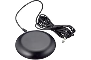 Geemarc CLA2 poduszka wibracyjna do budzika lub telefonu – silnie wibrująca poduszka dla optymalnego sygnalizacji – antracyt