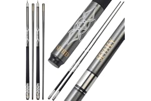 VANLAN Professionelle Billardqueues, 147,7 cm, Carbon, langlebig, kleiner Kopf, Poolqueues, Billardstock, Snookerstange, Zubehör, Billardzubehör
