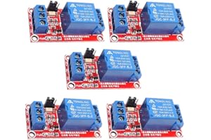 PENGLIN 5 módulos de relé de 24 V con optoacoplador de alto o bajo nivel para Raspberry Pi Arduino Board