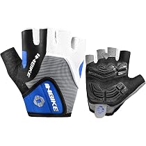 Gants De Vélo Demi-Doigts REETEE - Paume En Gel Anti-Choc, Respirants - Homme/Femme (S à XL)
