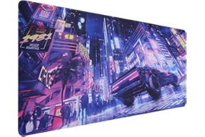 Xcosmic Gamingowa mata pod mysz XXL (900 x 400 mm), duża podkładka pod mysz i klawiaturę, specjalna powierzchnia do poprawy precyzji i prędkości, antypoślizgowa, gumowa podkładka pod biurko (DE12,