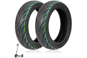 DXHBC Dexian 10 x 2,3-6,5 Neumático para NIU KQi2 Pro, Patinete Eléctrico Neumáticos de 10 Pulgadas Rueda Delantera/Trasera Exterior Juego de Ruedas Amortiguadoras (2 unidad)