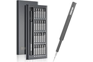 SURFOU Precyzyjny śrubokręt 25 w 1, zestaw precyzyjnych wkrętaków, precyzyjnych wkrętaków magnetycznych, przenośne mini narzędzie do iPhone'a, laptopa, elektroniki