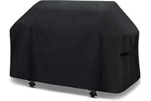 NOMIOU Copertura per barbecue da 208 cm, resistente alle intemperie, resistente alle intemperie, resistente e impermeabile, in poliuretano per Char-Broil, Nexgrill, Monument, Dyna-glo, Brinkmann