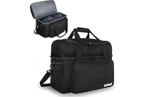 Goloni Bowlingtasche mit 2 Bällen und Ballhalter – passend für Bowlingschuhe bis Herrengröße 44 und Zubehör