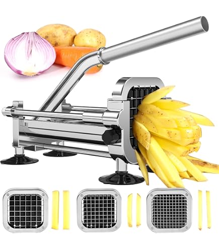 Winco HFC-500 Pommesschneider Aus Gusseisen – Für Profiküchen, Schneidet 1,27 Cm Stücke, NSF-zertifiziert