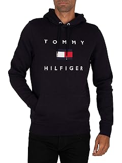 tommy hilfiger hoodie mens black