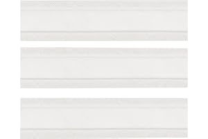 THE BEAD SHOP Bias Binding Tape, Cotton, 1 Inch / 25mm - 5 Metres - Sewing, Bunting, Single Fold (White)