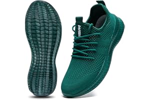 CAIQDM Women Running Shoes Slip-on Walking Sneakers Lightweight Breathable Trainers Tennis Shoes