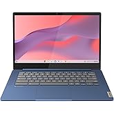 Lenovo IdeaPad Slim 3 Chromebook 14 Inch FHD Laptop - (MediaTek Kompanio 520, 8GB RAM, 128GB eMMC, ChromeOS) - Abyss Blue